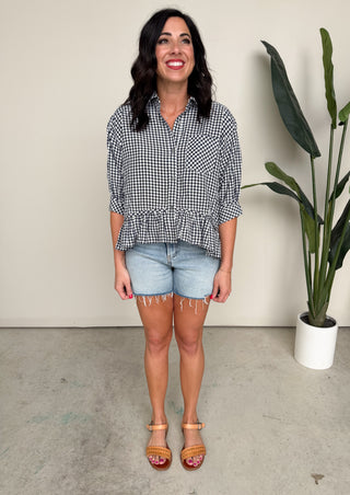 The Luca Gingham Top