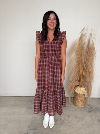 The Birdie Plaid Dress