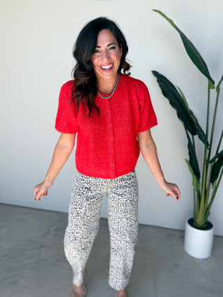 The Iliana Sweater (Red)