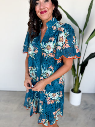 The Zania Eyelet Dress