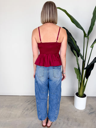 The Bozeman Pleated Top