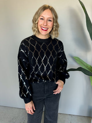The Melody Sequin Sweater