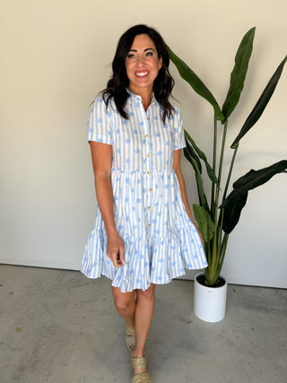 The London Button Dress