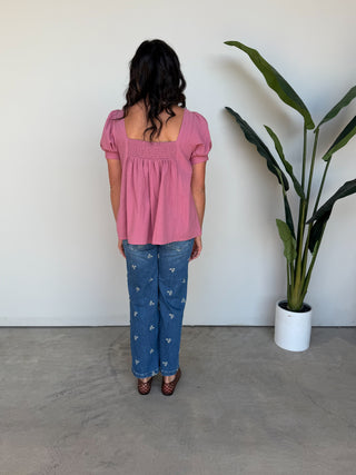 The Indira Pleated Top