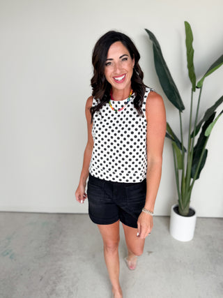 The Brock Polkadot Top