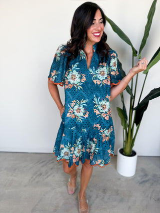 The Zania Eyelet Dress