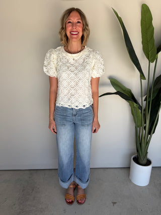 The Gracey Laced Top