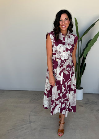 The Fern Dress (Wine)