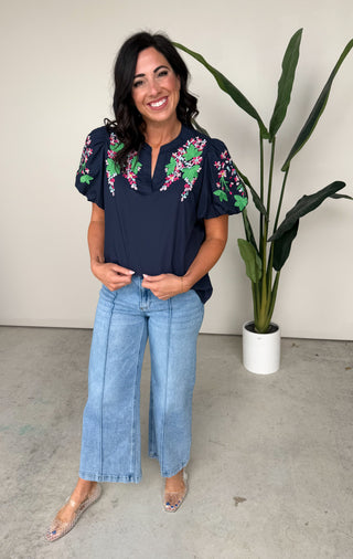 The Bozeman Embroidered Top