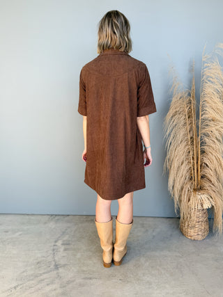 The Gemma Dress (Mocha)