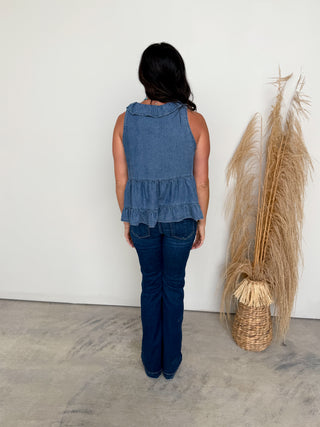 The Rosalie Denim Top