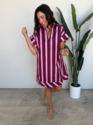 The Agnes Dress (Plum)