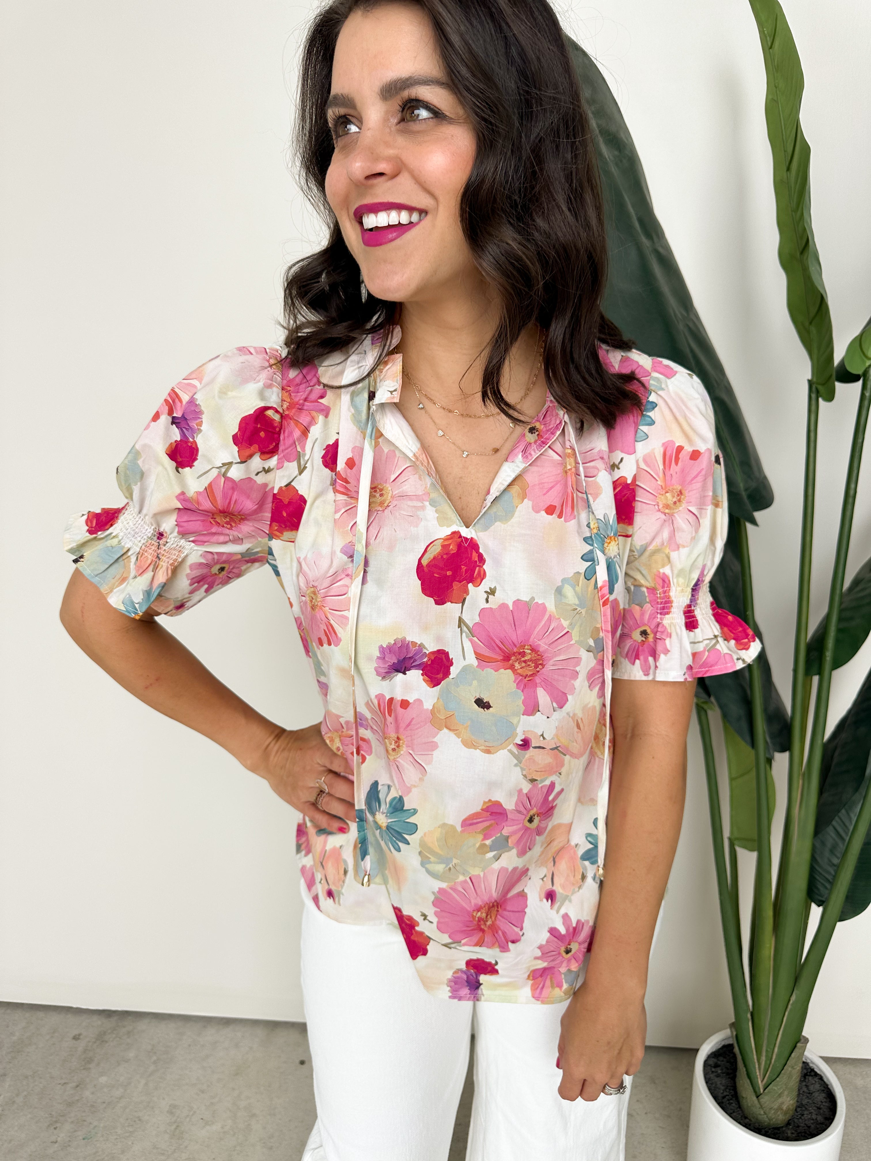 ANDMARY】Amari ribbon tops