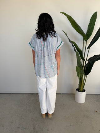 The Craig Button Top