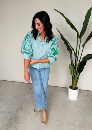 The Grayson Embroidered Top