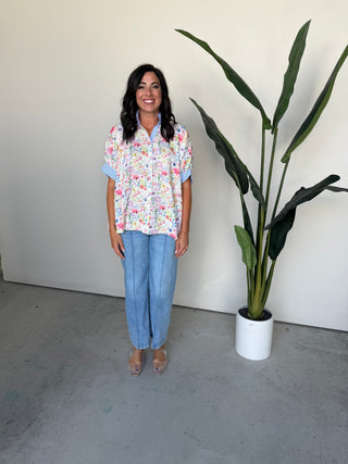 The Linden Floral Top