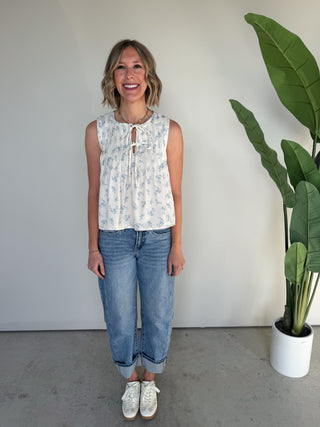 The Arabella Pleated Top