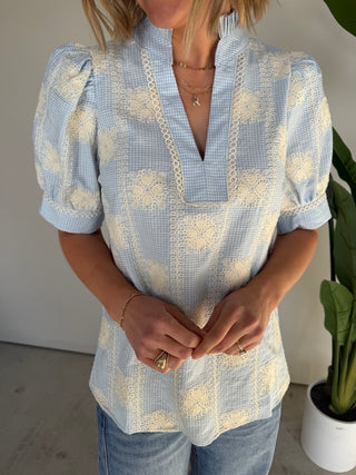 The Evelina Embroidered Top