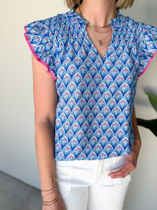 The Montrose Top (Blue)