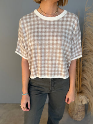The Holloway Gingham Sweater