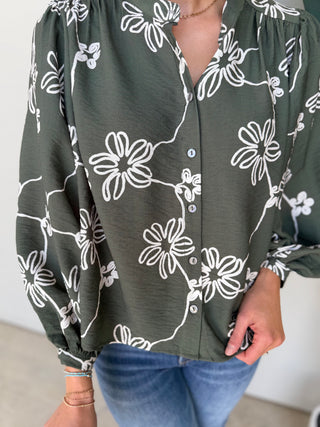 The Isadora Button Top