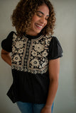 The Paisley Embroidered Top