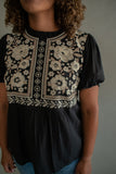 The Paisley Embroidered Top