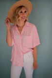 The Delancy Button Top