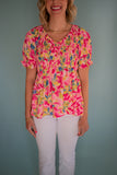 The Mariposa Smocked Top
