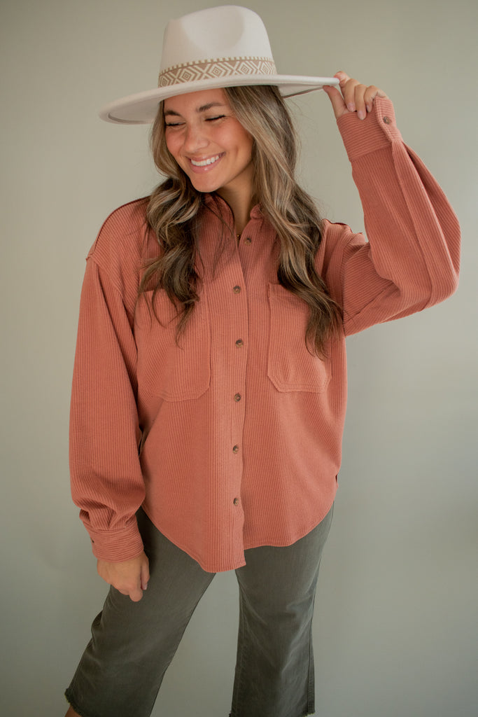 The Manning Ribbed Shacket