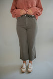 The Sumpter Wide Leg Denim (Olive)