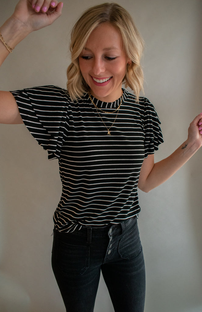 The Gretchen Ribbed Top