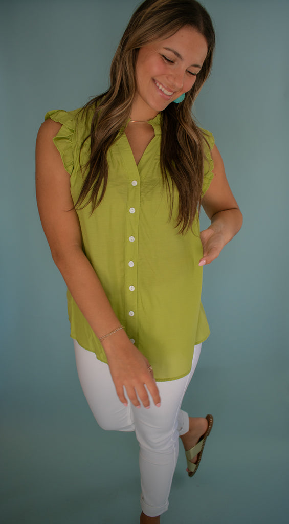 The Dixie Flutter Sleeve Top