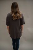 The Cannon Pocket Top (Charcoal)