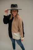 The Declan Color Block Sweater