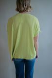 The Remsen Ribbed Top (Lime)