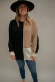The Declan Color Block Sweater
