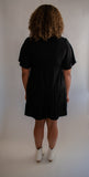 The Nancy Tiered Dress (Black)