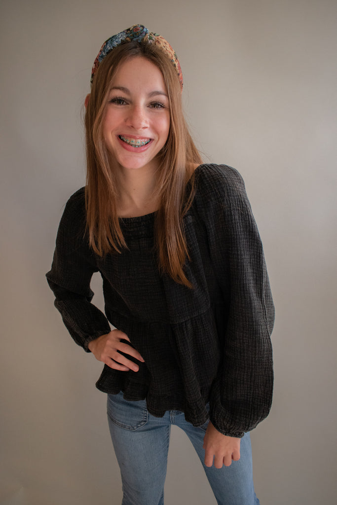 The Delaney Gauze Top (Tween)
