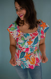 The Buenavista Smocked Top