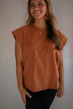 The Briar Stud Top (Burnt Orange)