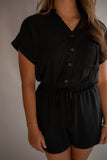 The Niznik Romper (Black)