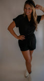 The Niznik Romper (Black)