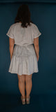 The Camryn Striped Button Dress (Taupe)