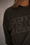 The TEXAS Ribbed Long Sleeve Top