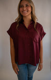 The Weston Button Down (Wine)