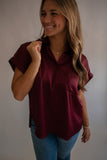 The Weston Button Down (Wine)