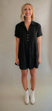 The Ringo Tunic Dress (Black)