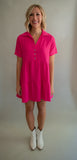 The Ringo Tunic Dress (Hot Pink)