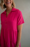 The Ringo Tunic Dress (Hot Pink)